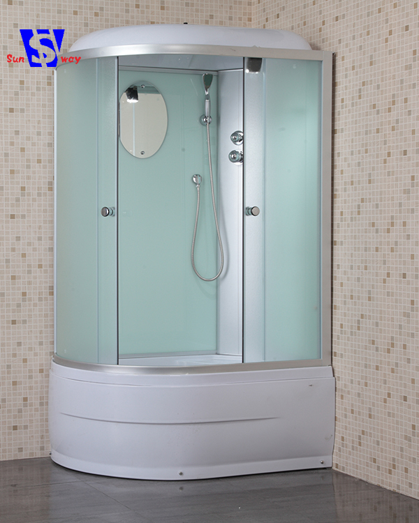Carré Style 5Mm Poire Verre Bain De Vapeur Cabine De à Cabine De Douche Caravane