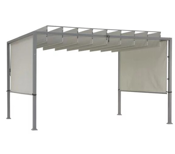 Carrefour Tonnelle Canberra Lames Orientables Pas Cher pour Rideaux Carrefour