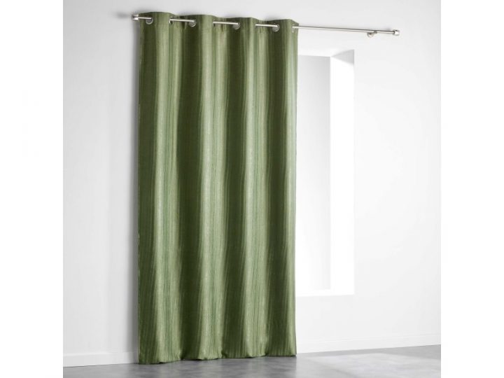 Cdaffaires Rideau A Oeillets 140 X 240 Cm Occultant destiné Rideau Kaki