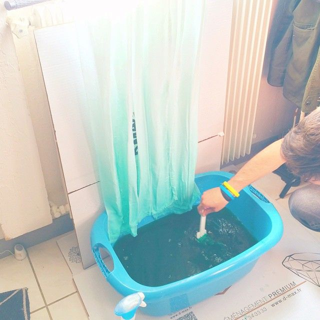Cet Aprem C'Est Atelier Déco Diy Rideaux Tie And Dye Mint pour Rideau Tie And Dye Cet Aprem C'Est Atelier Déco Diy Rideaux Tie And Dye Mint pour Rideau Tie And Dye
