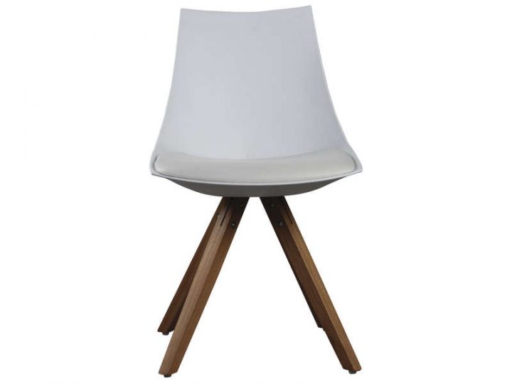Chaise Calypso Coloris Blanc – Vente De Chaise – Conforama encequiconcerne Chaise De Salle A Manger Conforama