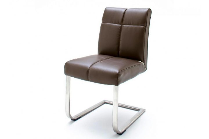 Chaise Design Simili Cuir Soyeux Pour Salle À Manger dedans Chaises De Salle À Manger Design