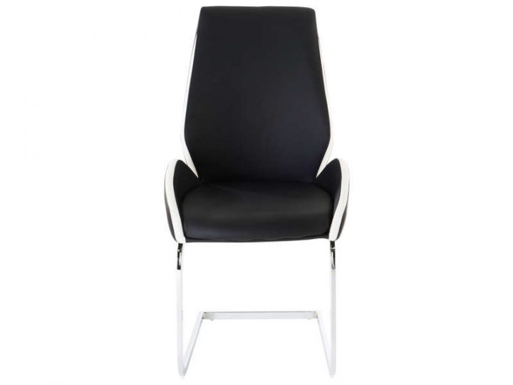 Chaise Indiana Coloris Noir Et Blanc – Vente De Chaise avec Chaise De Salle A Manger Conforama
