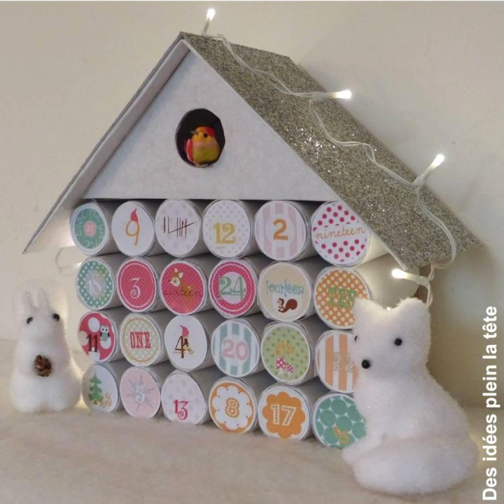 Chambre Calendrier De L Avent En Rouleau Papier Toilette intérieur Activité Avec Des Rouleaux De Papier Toilette
