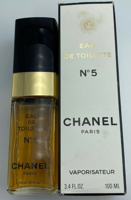 Chanel No 5 Eau De Toilette Spray 100 Ml 3.4 Fl Oz Vintage destiné Chanel No 5 Eau De Toilette Spray