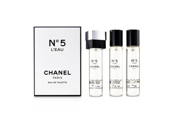 Chanel No.5 L'Eau Eau De Toilette Purse Spray Refills dedans Chanel No 5 Eau De Toilette Spray