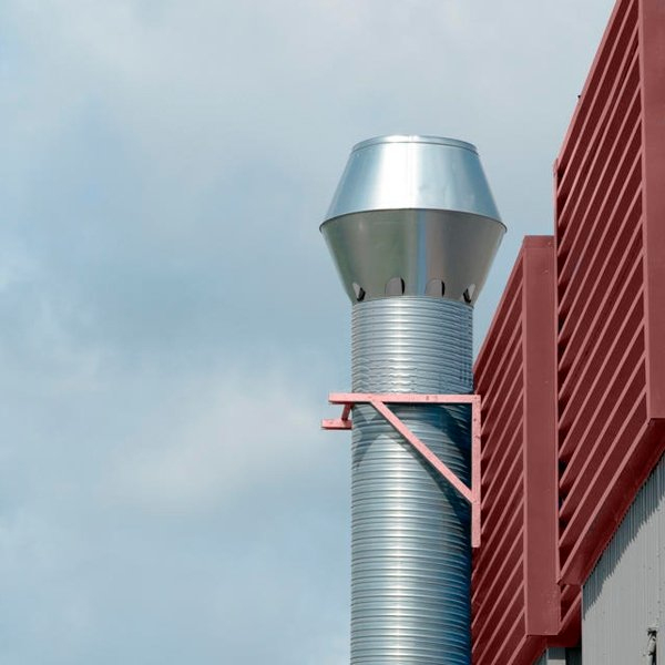 Chapeau Conduit De Cheminée Industrielle En Inox intérieur Chapeau De Cheminée Inox