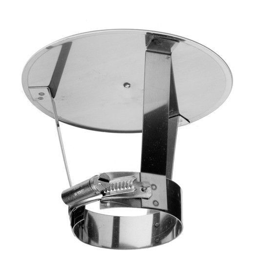 Chapeau De Cheminée Pare Pluie Inox Dn 100 – Tn28100 destiné Chapeau De Cheminée Inox