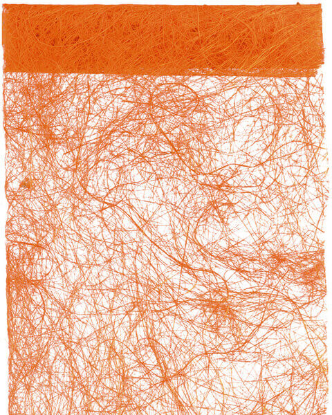 Chemin De Table Abaca Orange, 60Cm (X1) Ref/2848 serapportantà Chemin De Table Orange