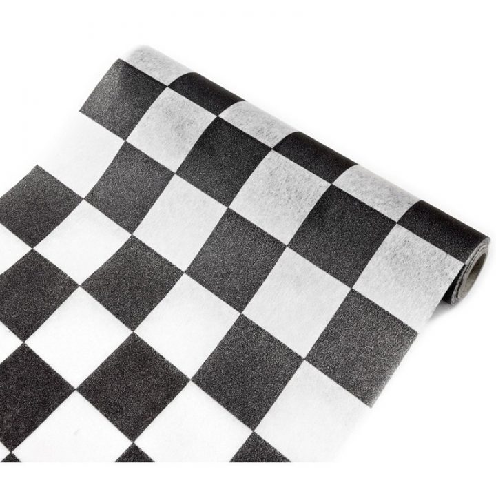 Chemin De Table – Damier – 27 Cm X 5 M | Le Géant De La Fête destiné Chemin De Table Chouette