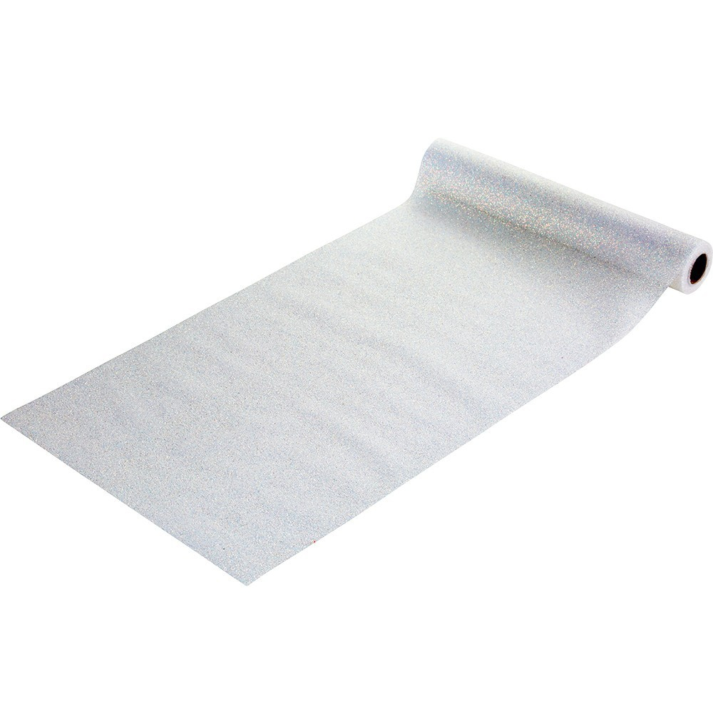 Chemin De Table Effet Organza Blanc Iridescent - Linge De à Chemin De Table Jetable Gifi