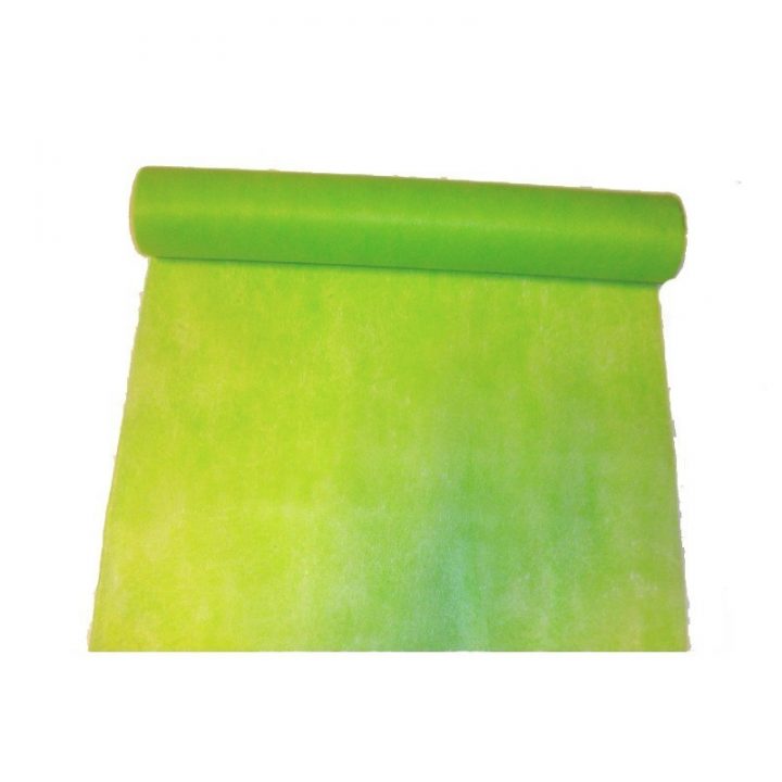 Chemin De Table "Elégance" Vert Anis En Intissé 10 M X 30 serapportantà Chemin De Table Vert Anis