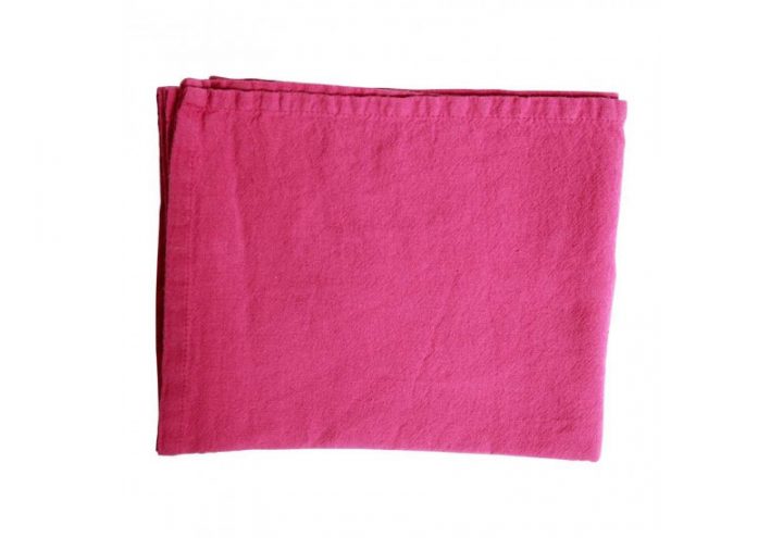 Chemin De Table En Coton Délacé Gamme Pyla 50X170 Cm Rose serapportantà Chemin De Table Scandinave