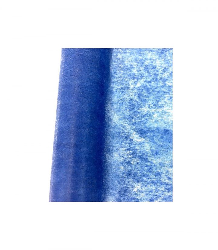 Chemin De Table Intissé Bleu Foncé Eco Couleur Bleu dedans Chemin De Table Bleu Clair