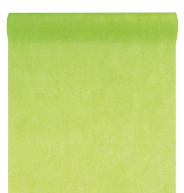 Chemin De Table Intissé Vert Anis X 10 Mètres | 1001 Déco encequiconcerne Chemin De Table Vert Anis