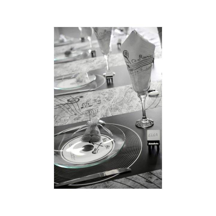 Chemin De Table Musique 30Cm X 5M – Id Fêtes concernant Chemin De Table Musique