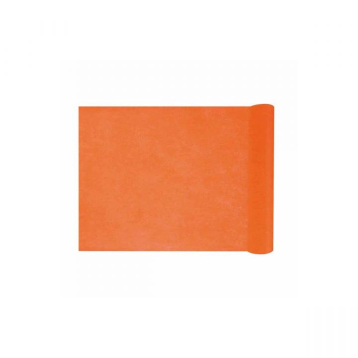 Chemin De Table Orange Intissé à Chemin De Table Orange