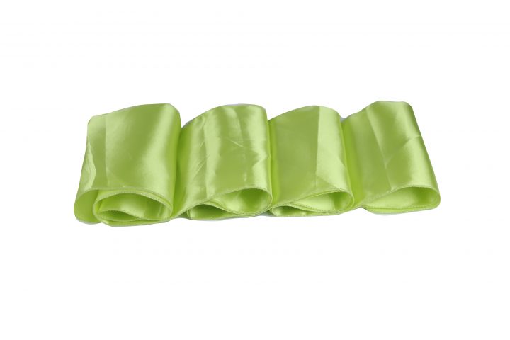 Chemin De Table Satin Vert Anis (Ancien Modèle) – Harmonie dedans Chemin De Table Vert Anis