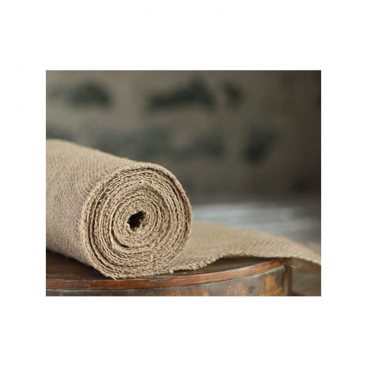 Chemin De Table Toile De Jute destiné Chemin De Table Toile De Jute 10M