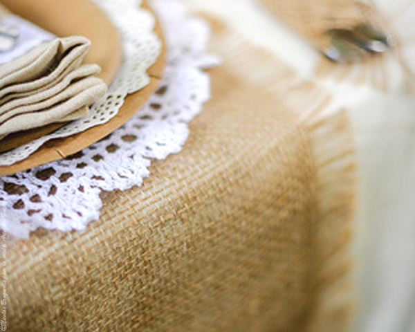 Chemin De Table Toile De Jute Frange – 6.80€ – Prix Dégressif tout Chemin De Table En Toile De Jute