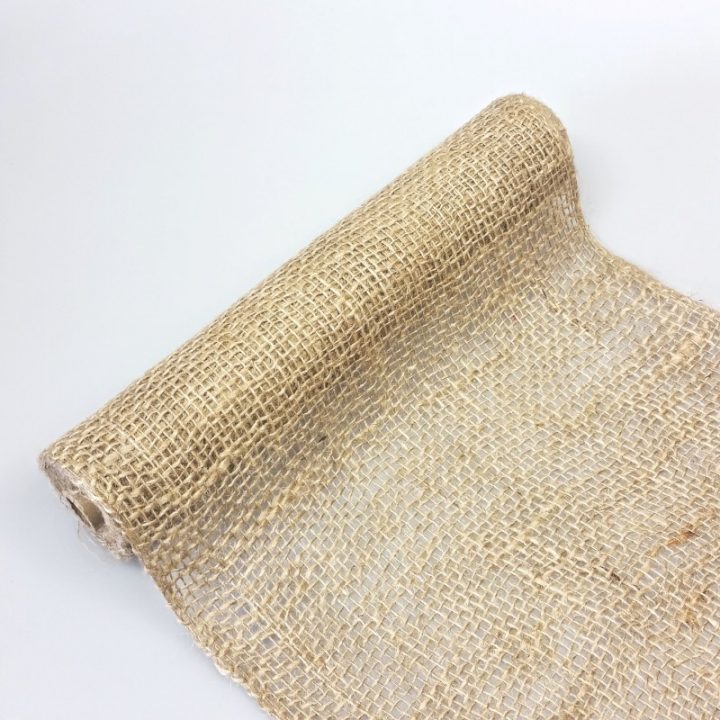 Chemin De Table Toile De Jute Larges Mailles destiné Chemin De Table En Toile De Jute