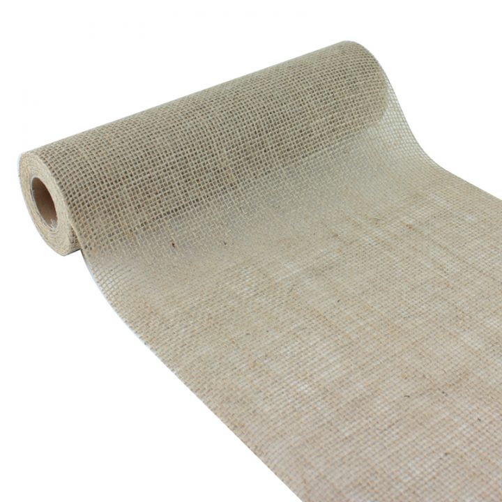Chemin De Table Toile De Jute Naturelle – Cent Pour Cent avec Chemin De Table En Toile De Jute