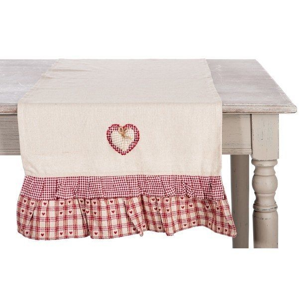 Chemin De Table Vichy Rouge Jolipa intérieur Chemin De Table Vichy