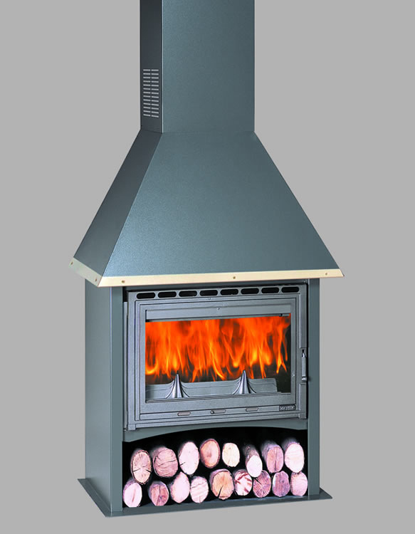 Cheminée À Foyer Fermé Pas Cher pour Cheminée Electrique Pas Cher