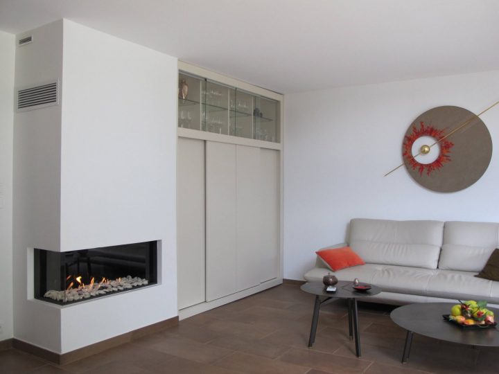 Cheminée Avec Foyer D'Angle Au Gaz Stûv-Nature Et Chaleur-Blog pour Cheminée Au Gaz