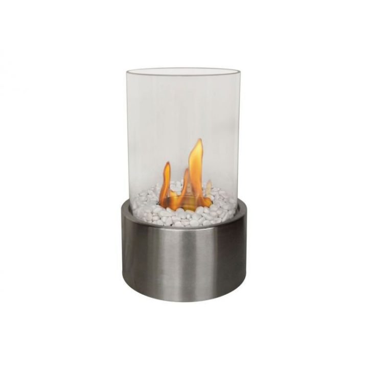 Cheminée Bio Éthanol De Table Ultra Design Blanche encequiconcerne Cheminée Bio Ethanol Design