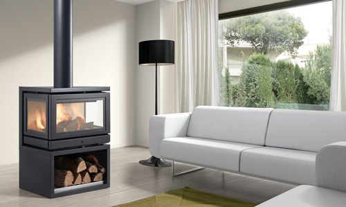 Cheminee Bois Moderne Prix tout Cheminée Bois Moderne