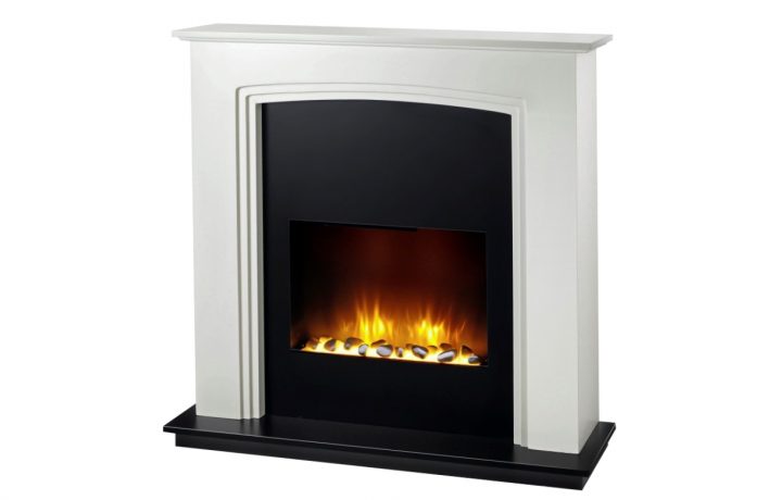 Cheminée Décorative Électrique Blanche Manhattan avec Cheminée Electrique But