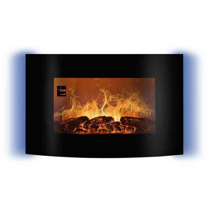 Cheminée Electrique Chauffage Simulation De Flamme Bomann dedans Chauffage Electrique Cheminée