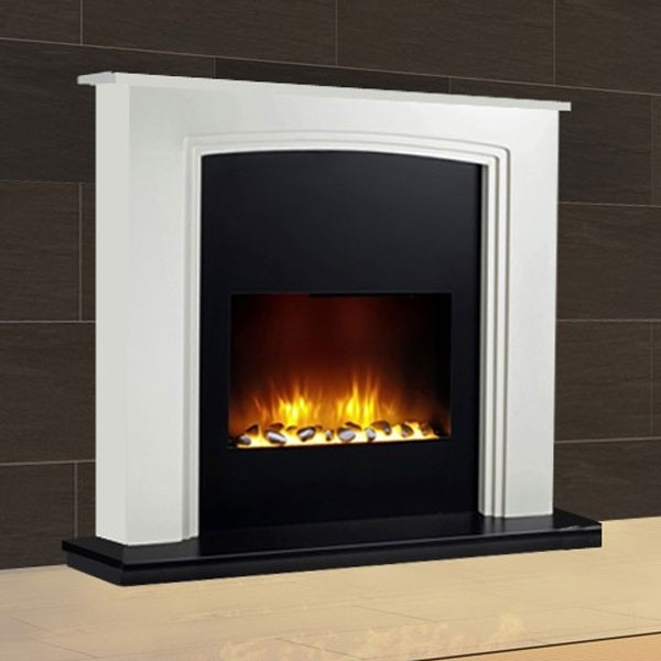 Cheminée Électrique Décorative Manhattan destiné Chemine Electrique