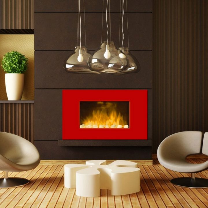 Cheminée Électrique Décorative Red Line concernant Cheminée Electrique Decorative