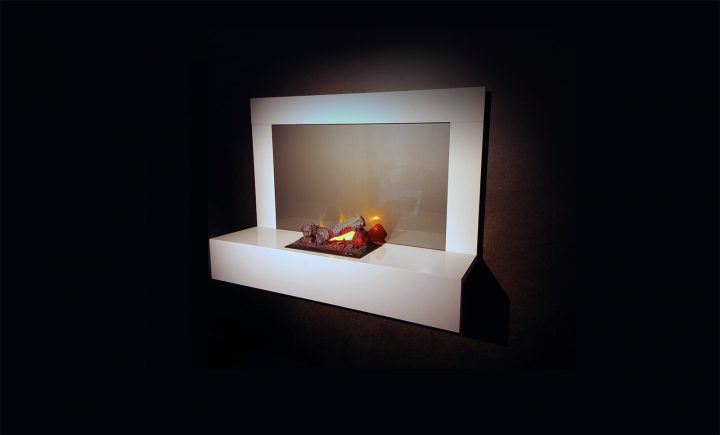 Cheminee Electrique Rayonnante serapportantà Cheminée Electrique Castorama