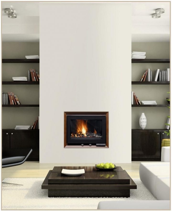 Cheminee Insert Moderne | Cheminée / Modern Fireplace En serapportantà Cheminée Electrique Design