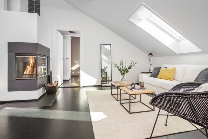 Cheminée Moderne Centrale Ou D’angle Pour Réchauffer L avec Cheminée Centrale Pas Cher