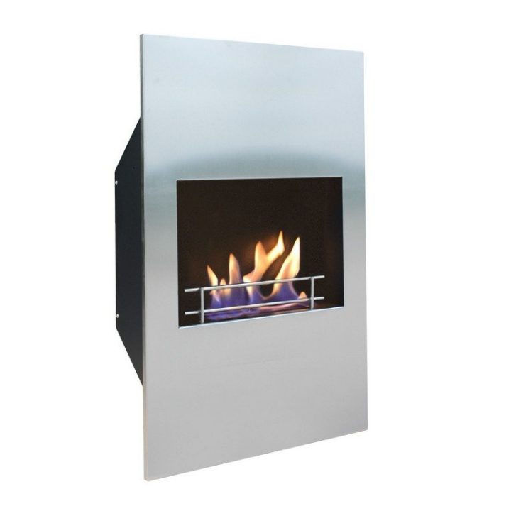 Cheminée Murale Bioéthanol Persefone De Purline, Véritable dedans Cheminée Bio Ethanol Murale