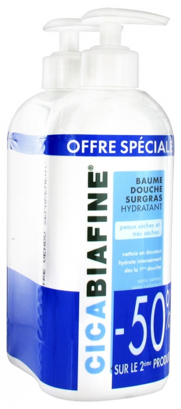 Cicabiafine Baume Douche Hydratant Surgras Lot De 2 X 400 Ml à Baume De Douche Cicabiafine Baume Douche Hydratant Surgras Lot De 2 X 400 Ml à Baume De Douche