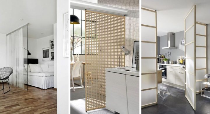 Cloison Amovible : 25 Solutions Pour Séparer Les Pièces destiné Rideau Pour Verriere Cloison Amovible : 25 Solutions Pour Séparer Les Pièces destiné Rideau Pour Verriere