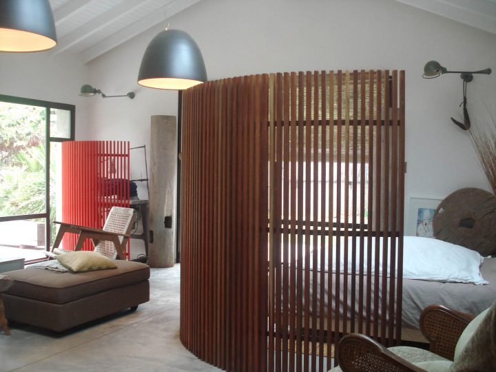 Cloison Japonaise Et Paravent : Une Idée Déco Tendance encequiconcerne Separer Une Piece Par Un Rideau