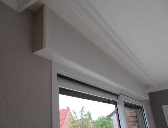 Coffrage Pour Barres De Rideaux – Credeco dedans Rideau Volet Roulant Interieur Coffrage Pour Barres De Rideaux – Credeco dedans Rideau Volet Roulant Interieur