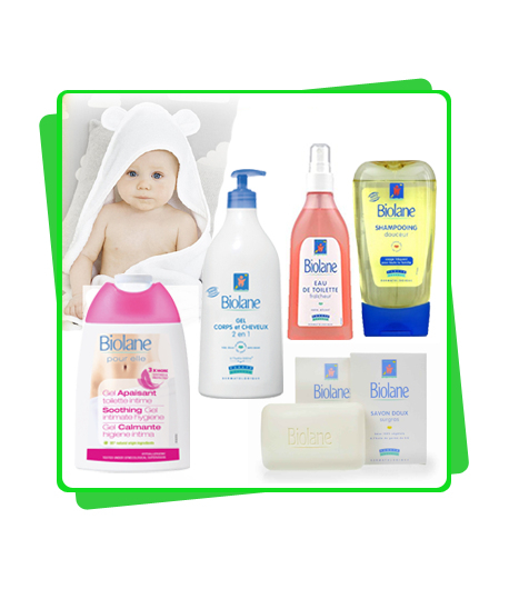 Coffret Bébé Shampooing + Gel + Savon + Eau De Toilette pour Eau De Toilette Bébé