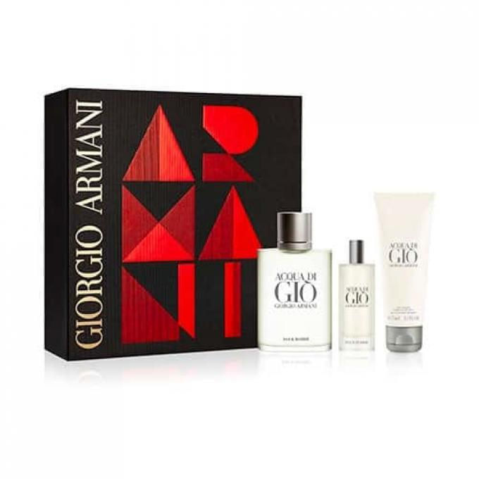 Coffret Giorgio Armani Acqua Di Gi? Pour Homme serapportantà Coffret Gel Douche Homme