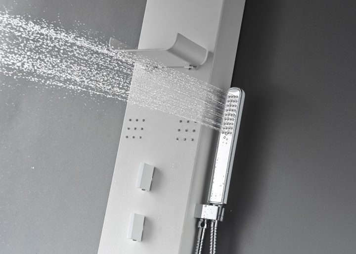 Colonne De Douche Blanche Design A212, Colonne De Douche avec Colonne De Douche Blanche Design