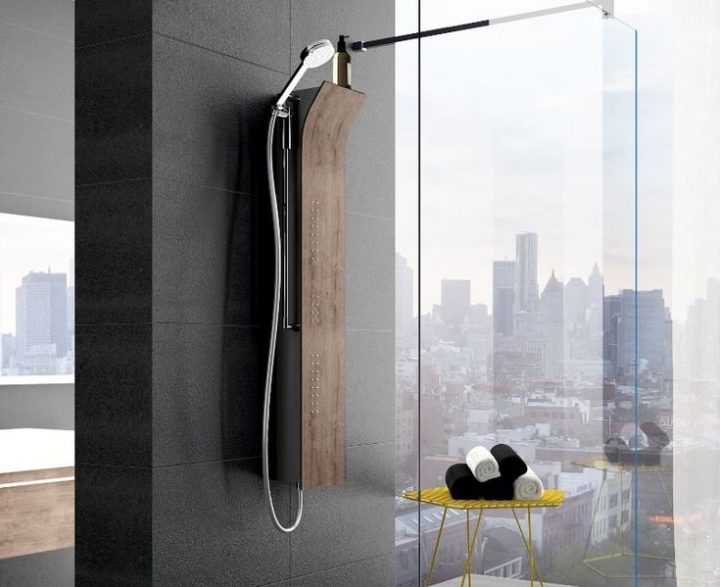 Colonne De Douche Équipée Vanity De Chez Novellini. Un dedans Montage Colonne De Douche Colonne De Douche Équipée Vanity De Chez Novellini. Un dedans Montage Colonne De Douche