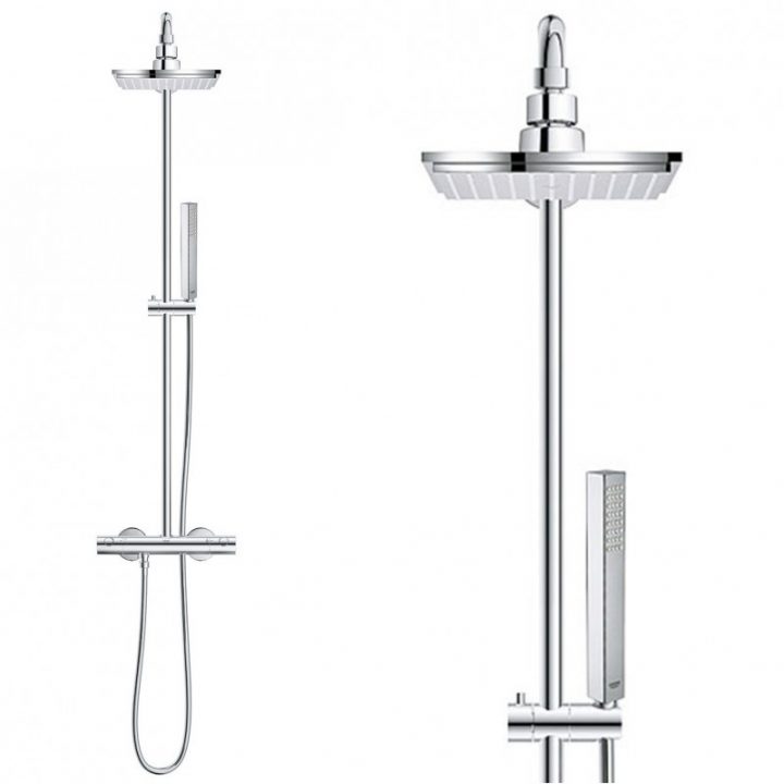 Colonne De Douche Grohe – Euphoria Cube – Mequisa pour Colonne De Douche D Angle Grohe