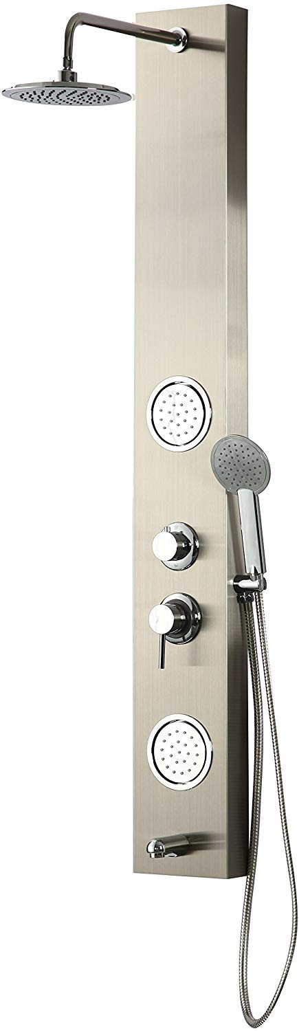 Colonne De Douche Hydromassante :Comparatif & Avis Des 3 concernant Colonne De Douche Inox