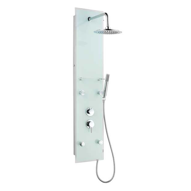 Colonne De Douche Hydromassante Glass | Douche encequiconcerne Colonne De Douche En Verre
